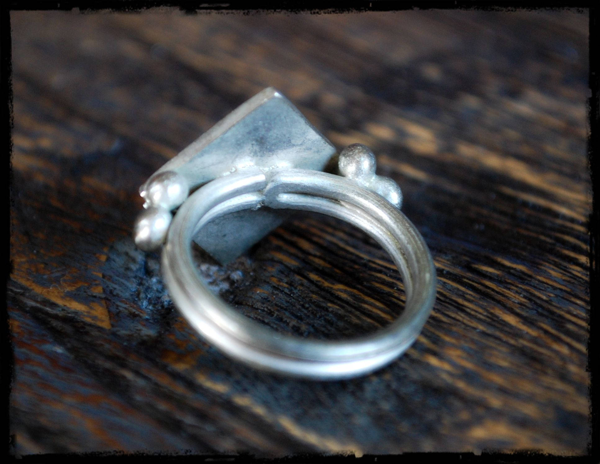 African Sarakole Ring from Mali - Size 8.5