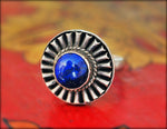 Ethnic Lapis Lazuli Ring - Size 8