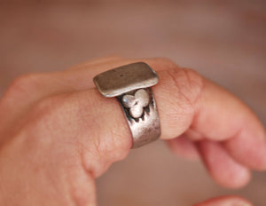 Tuareg Silver Ring - Size 8