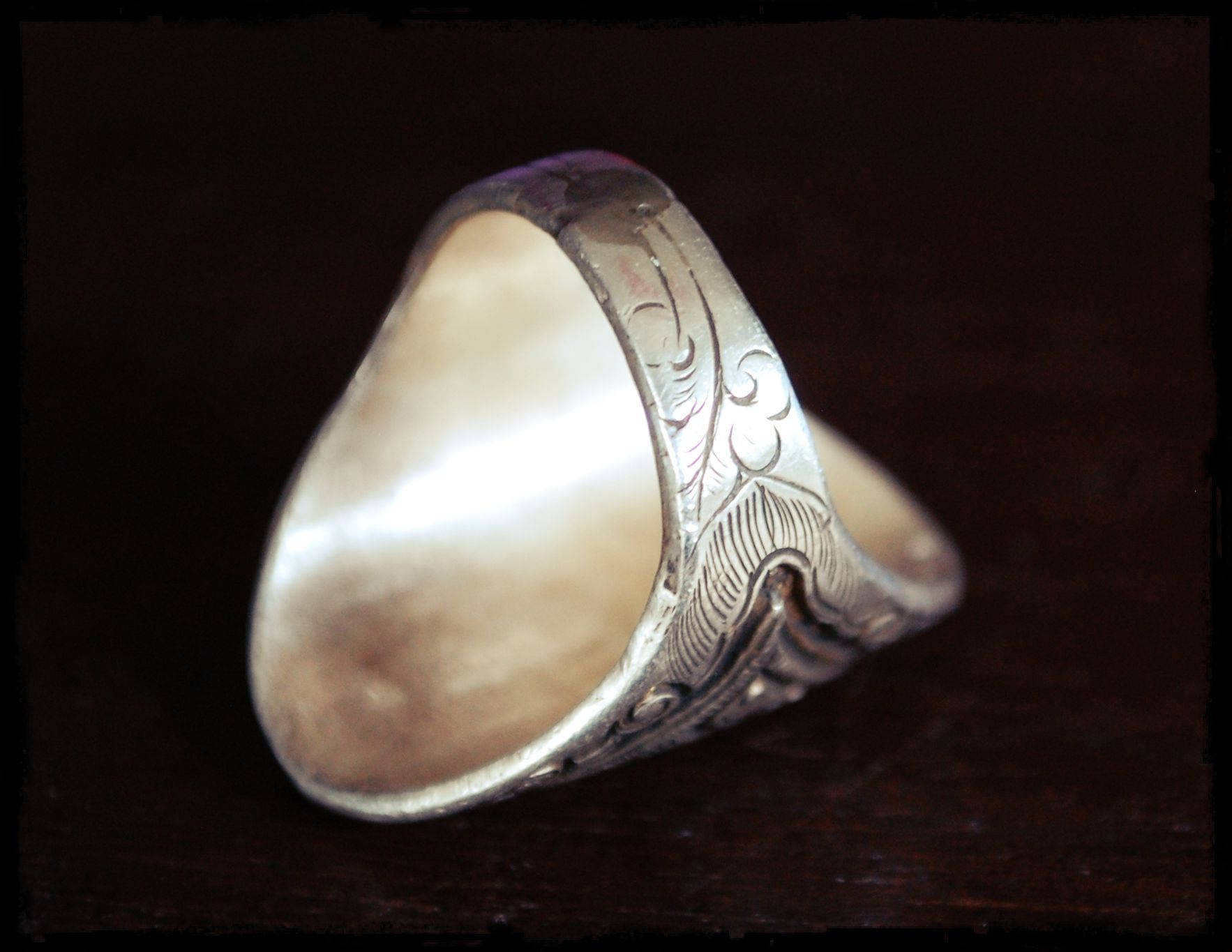 Dragon Repoussee Ring - Size 9 - Nepalese Dragon Ring - Asian Dragon Ring - Ethnic Dragon Ring