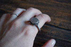 Old Tuareg Silver Ring - Size 9.5