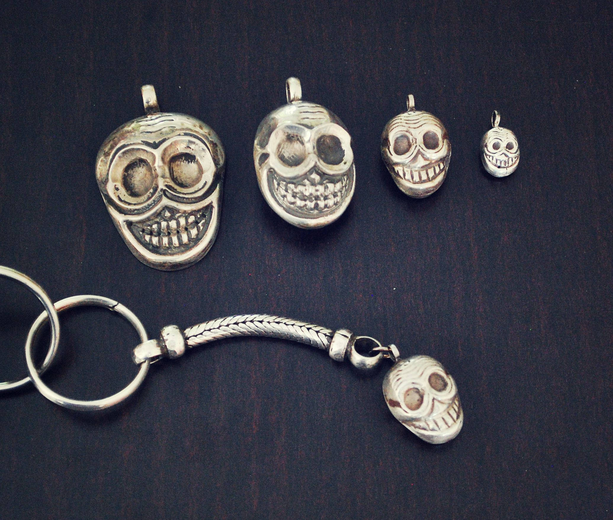 Tibetan Skull Pendant - Doublesided