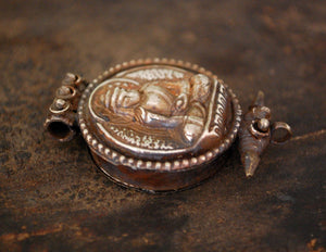 Buddha Gau Prayer Box Pendant