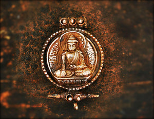 Buddha Gau Prayer Box Pendant