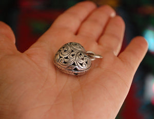 Puffy Heart Pendant - Openwork