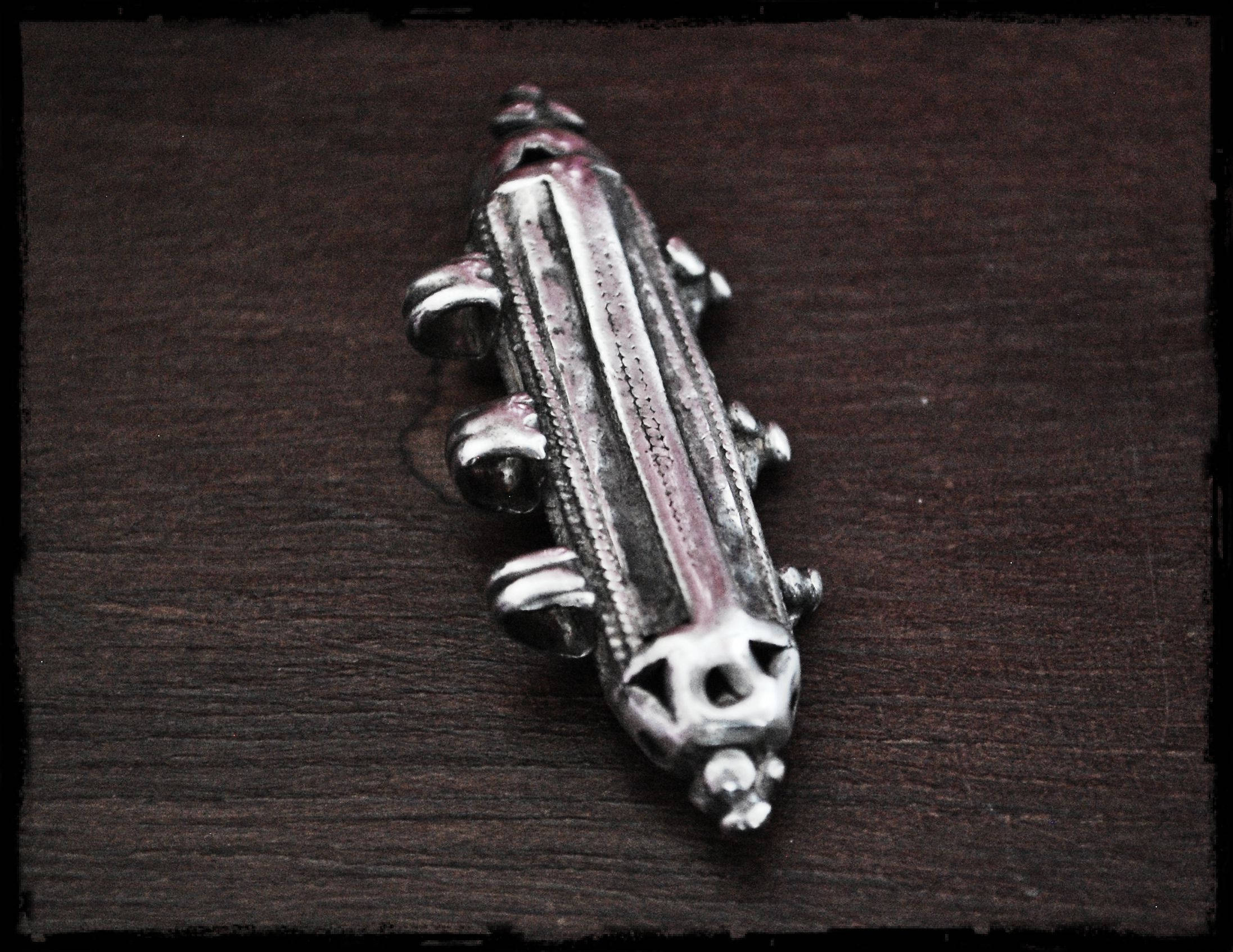 Antique Afghan Silver Pendant - Ethnic Tribal Silver Pendant