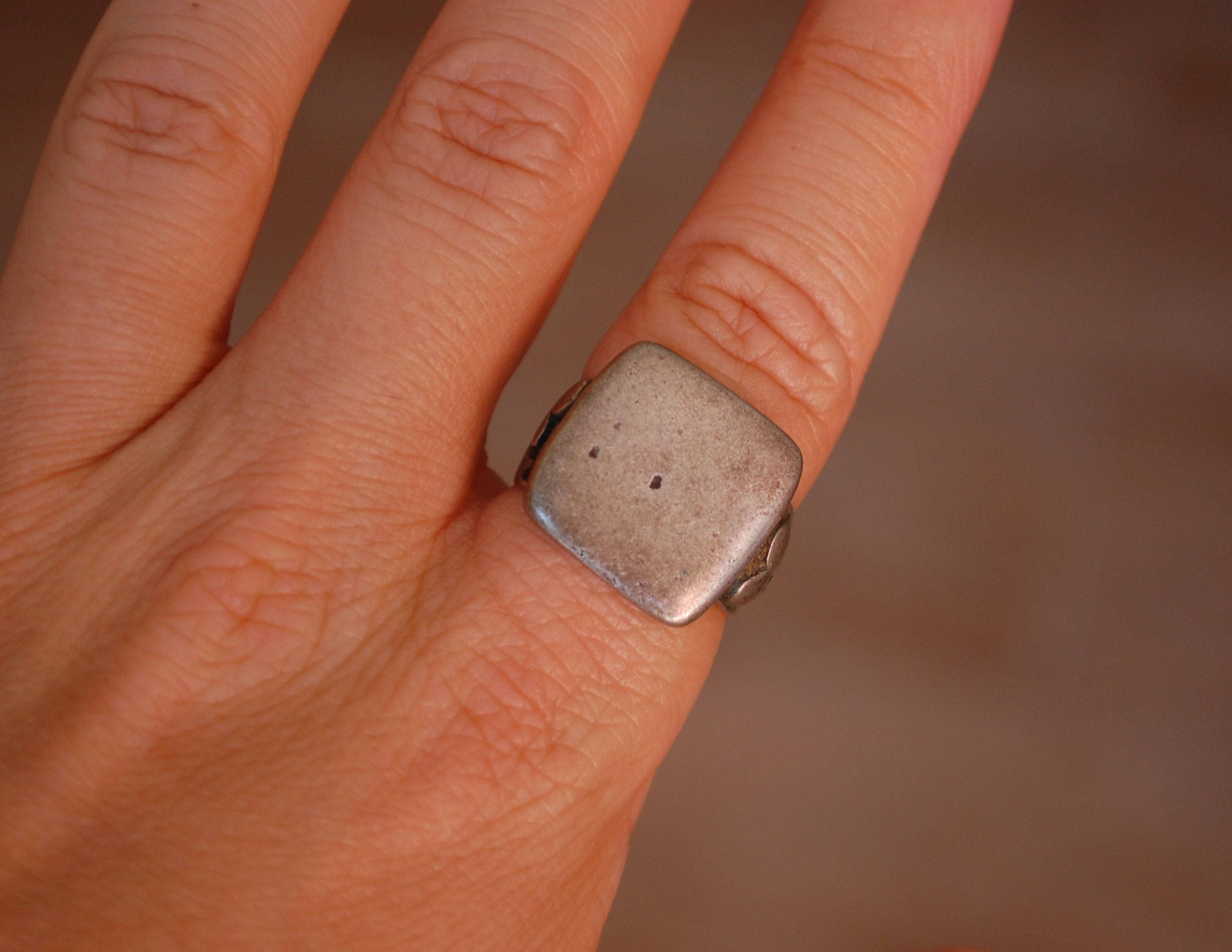 Tuareg Silver Ring - Size 8