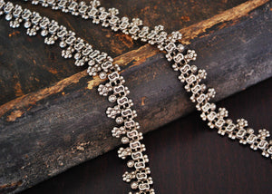 Rajasthani Silver Necklace - Indian Silver Necklace - Rajasthani Jewelry - Indian Necklace - Indian Jewelry