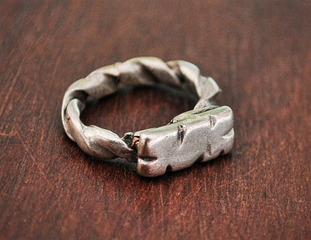 Tuareg Silver Ring - Size 5.5