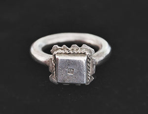 Antique Ethiopian Silver Ring - Size 7.5