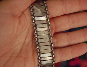 Rajasthan Silver Bracelet - Indian Ethnic Silver Bracelet - Rajasthan Silver Link Bracelet - Rajasthan Silver Jewelry - India Bracelet