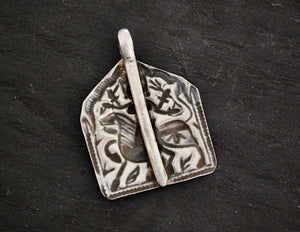 Antique Indian Amulet Bhumiya Raj - Antique Tribal Hindu Amulet Pendant - Indian Tribal Hindu Amulet - Hindu Amulet - Bhumiya Raj