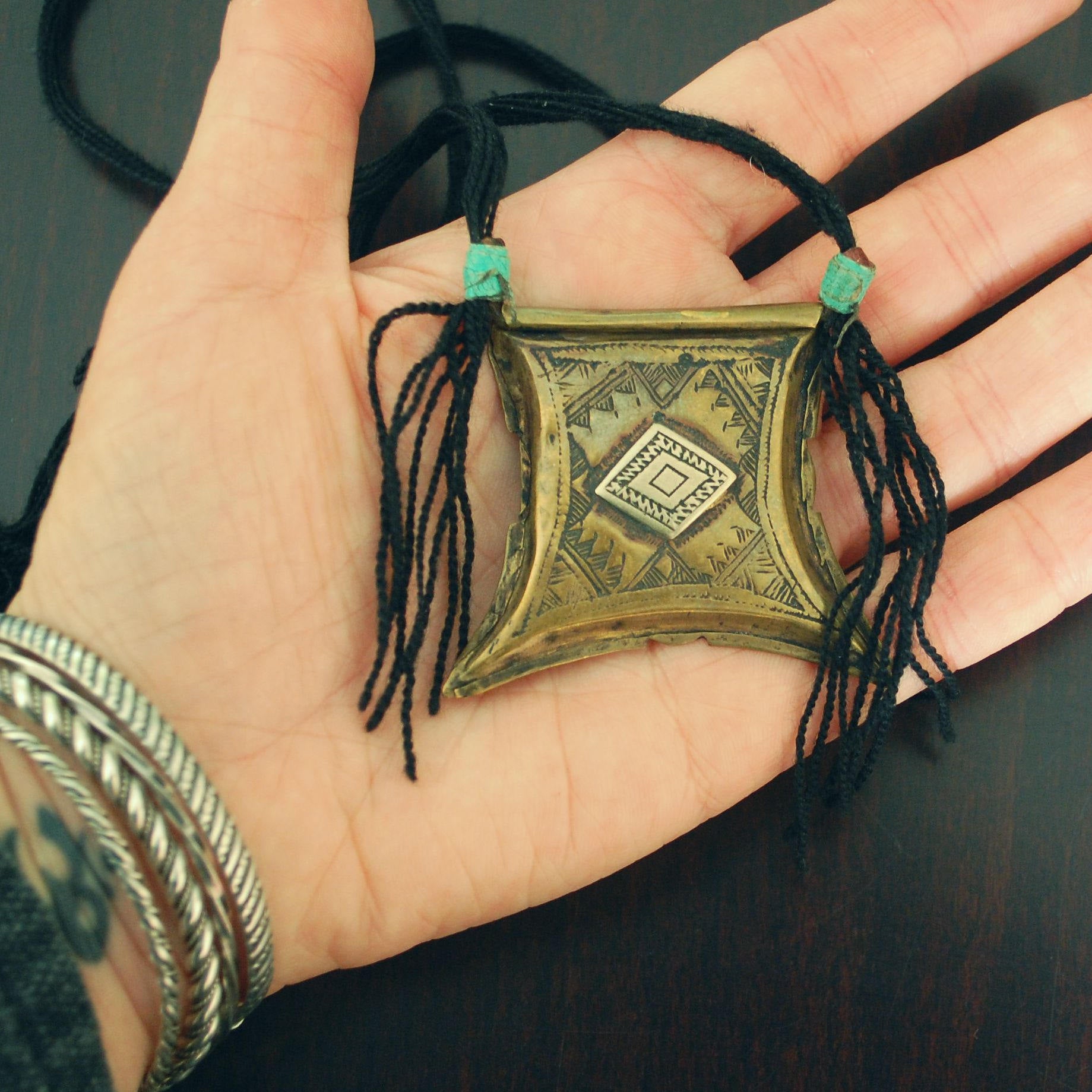 Tuareg Tscherot Gri Gri Amulet - Tuareg Necklace - Tuareg Pendant - Tuareg Jewelry