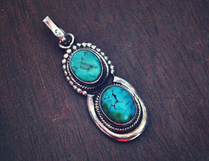 Turquoise Pendant from India