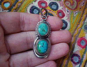 Turquoise Pendant from India