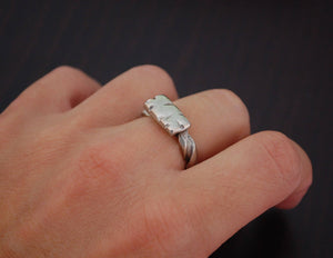 Tuareg Silver Ring - Size 5.5