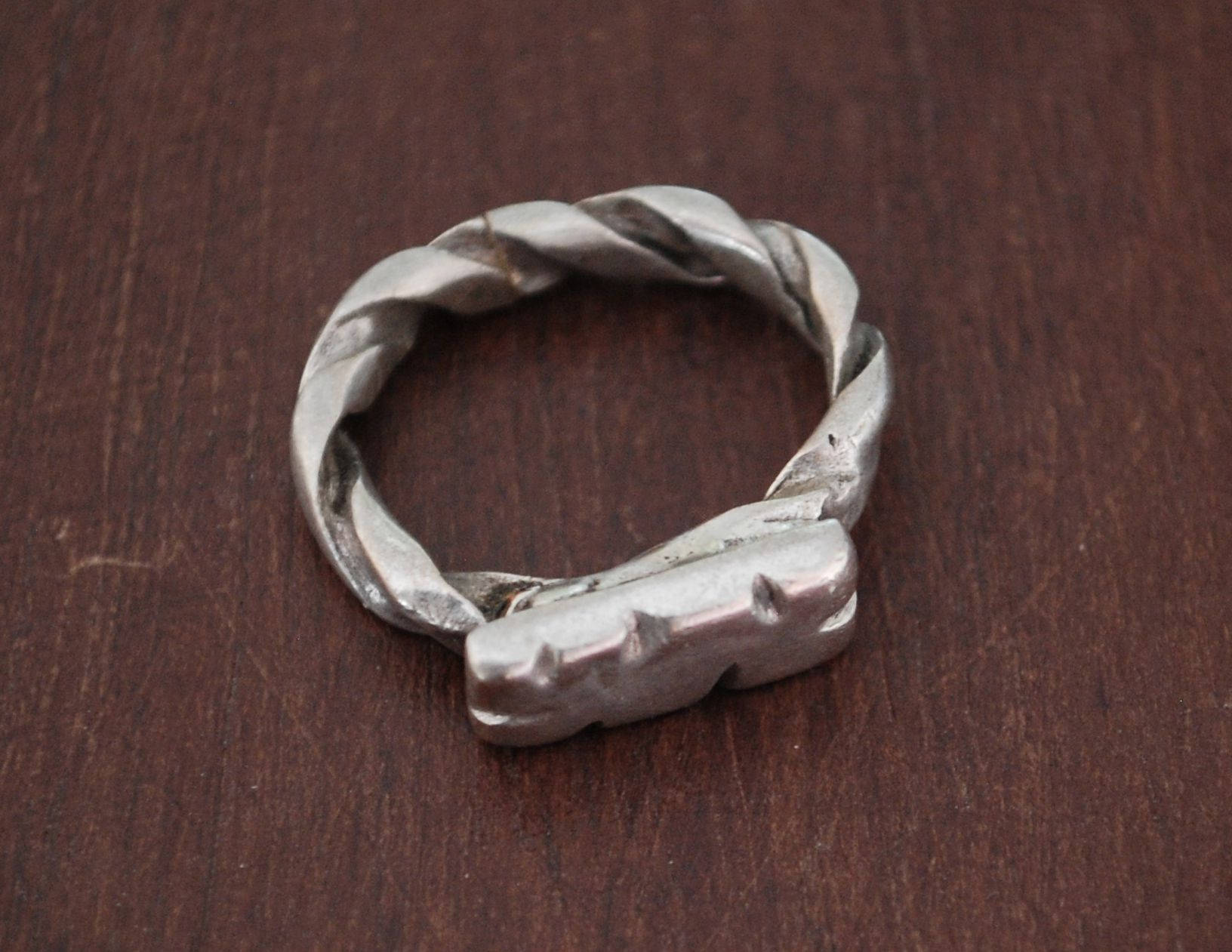 Tuareg Silver Ring - Size 5.5