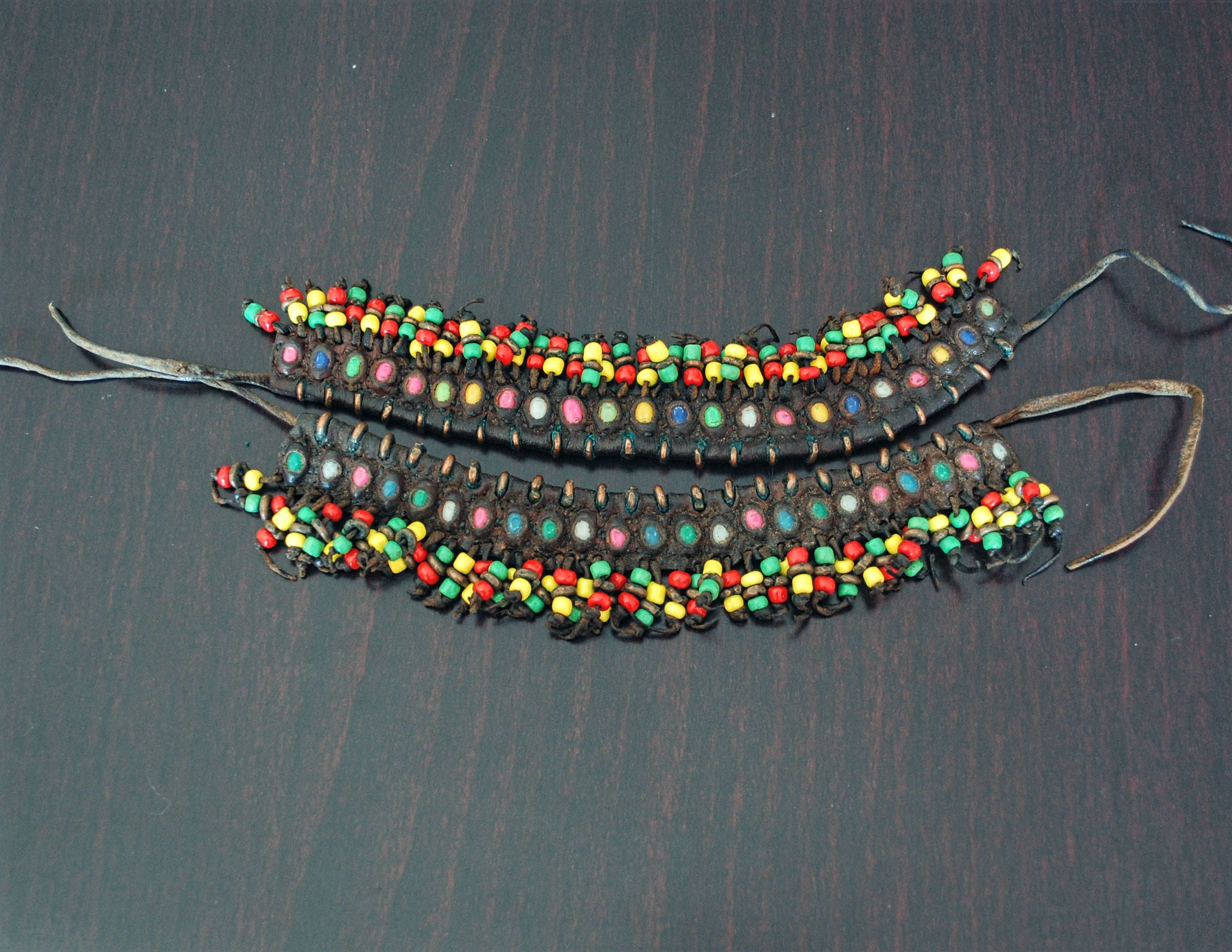Old Wodaabe Fulani Leather Bracelet or Anklet