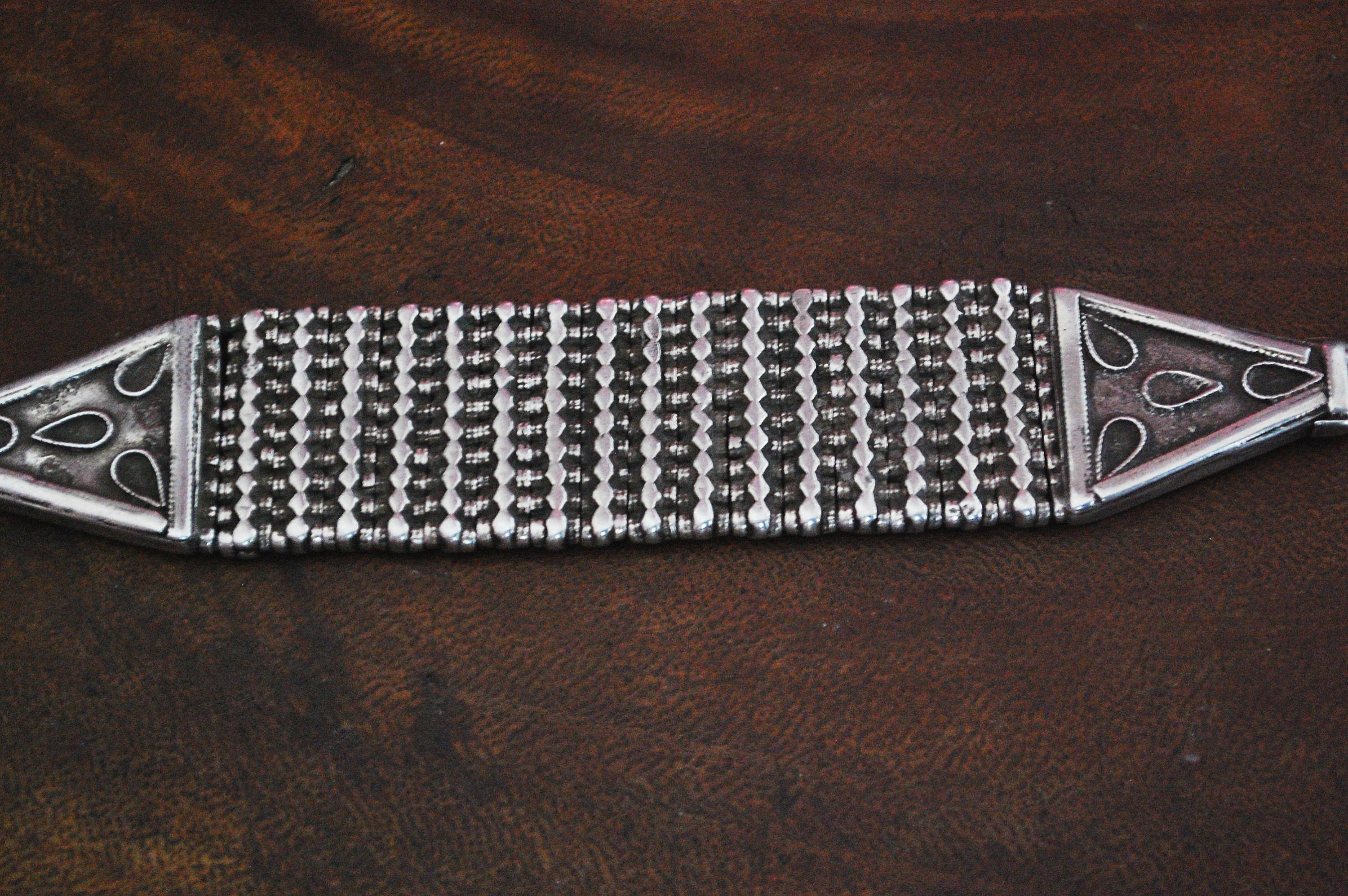 Rajasthani Silver Bracelet - Indian Ethnic Silver Bracelet - Rajasthani Bracelet - Rajasthani Jewelry - India Bracelet - Ethnic Bracelet