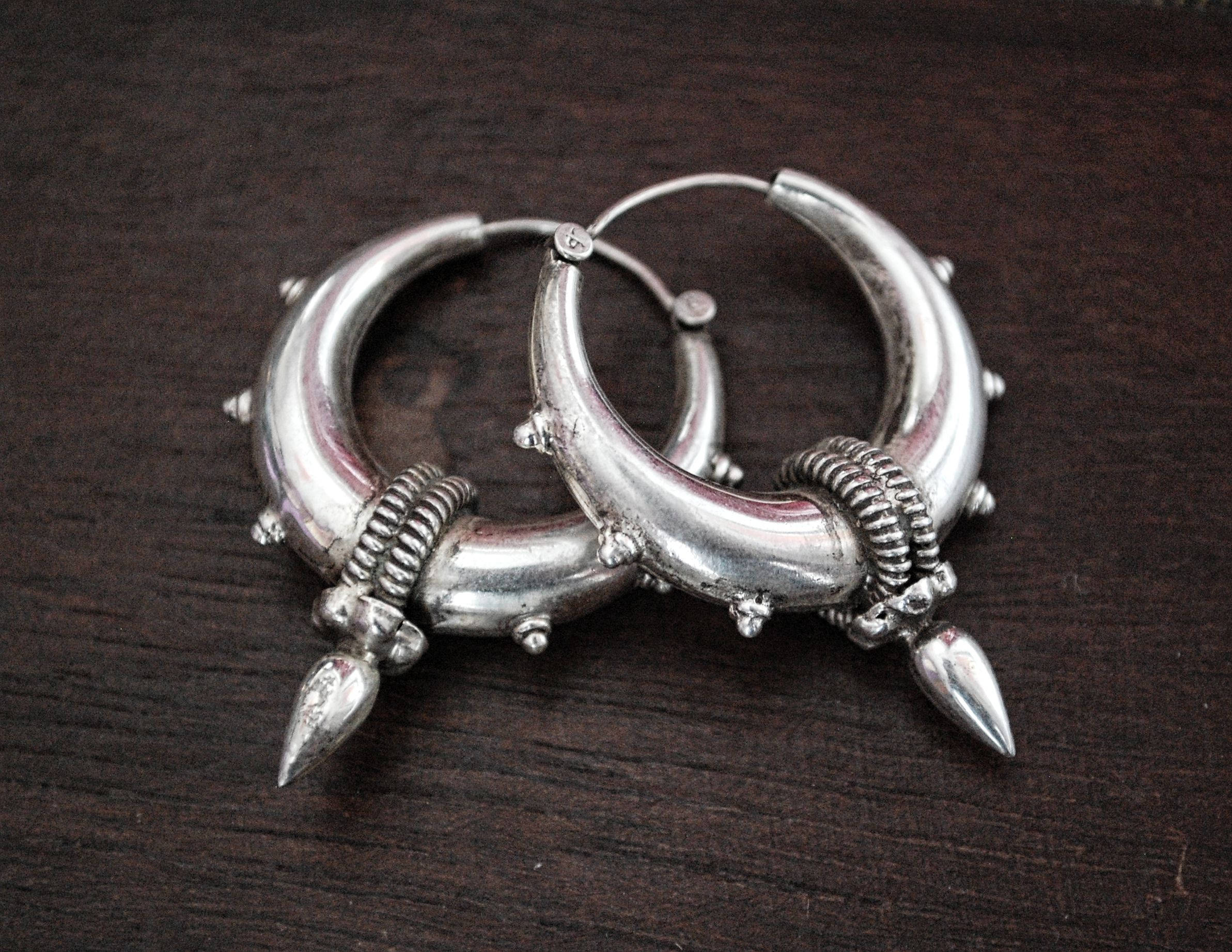 Rajasthani Earrings - Medium - Indian Jewelry - Rajasthan Jewelry - Rajasthan Earrings - Gypsy Jewelry - Gypsy Earrings
