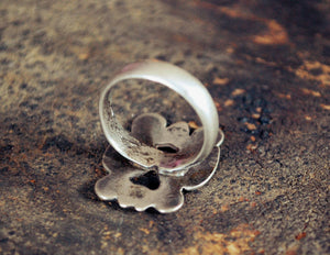 Antique Berber Love Birds Ring - Size 6.5 - Berber Jewelry - Tribal Silver Ring - Berber Ring - Moroccan Jewelry