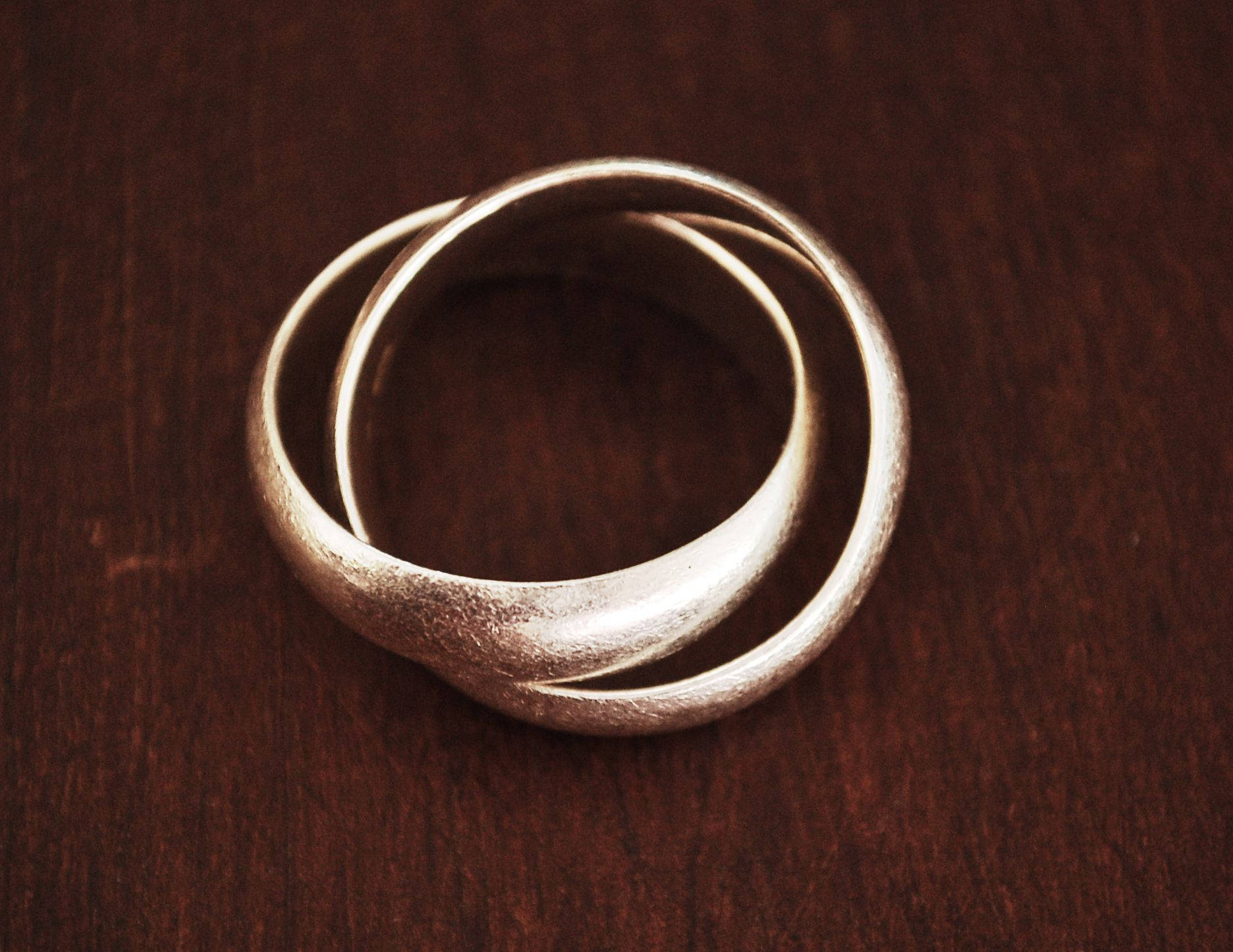 Double Band Ring - Size 6.5 - Multiband Ring - Minimalist Ring - Sterling Silver Minimalist Jewelry - Boho Ring
