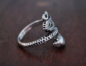 Snake Ring - Size 8 - Sterling Silver Snake Ring