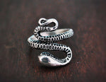 Snake Ring - Size 8 - Sterling Silver Snake Ring