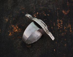 Tribal Kazakh Silver Ring - Size 9 - Central Asia Ethnic Tribal Ring - Ring from Kazakhstan - Tribal Silver Ring - Kazakh Jewelry