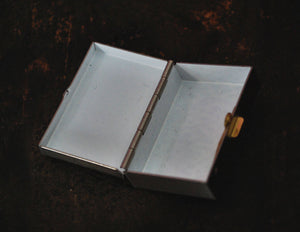 Zuni Multistone Inlay Box - Multistone Inlay Pill Box
