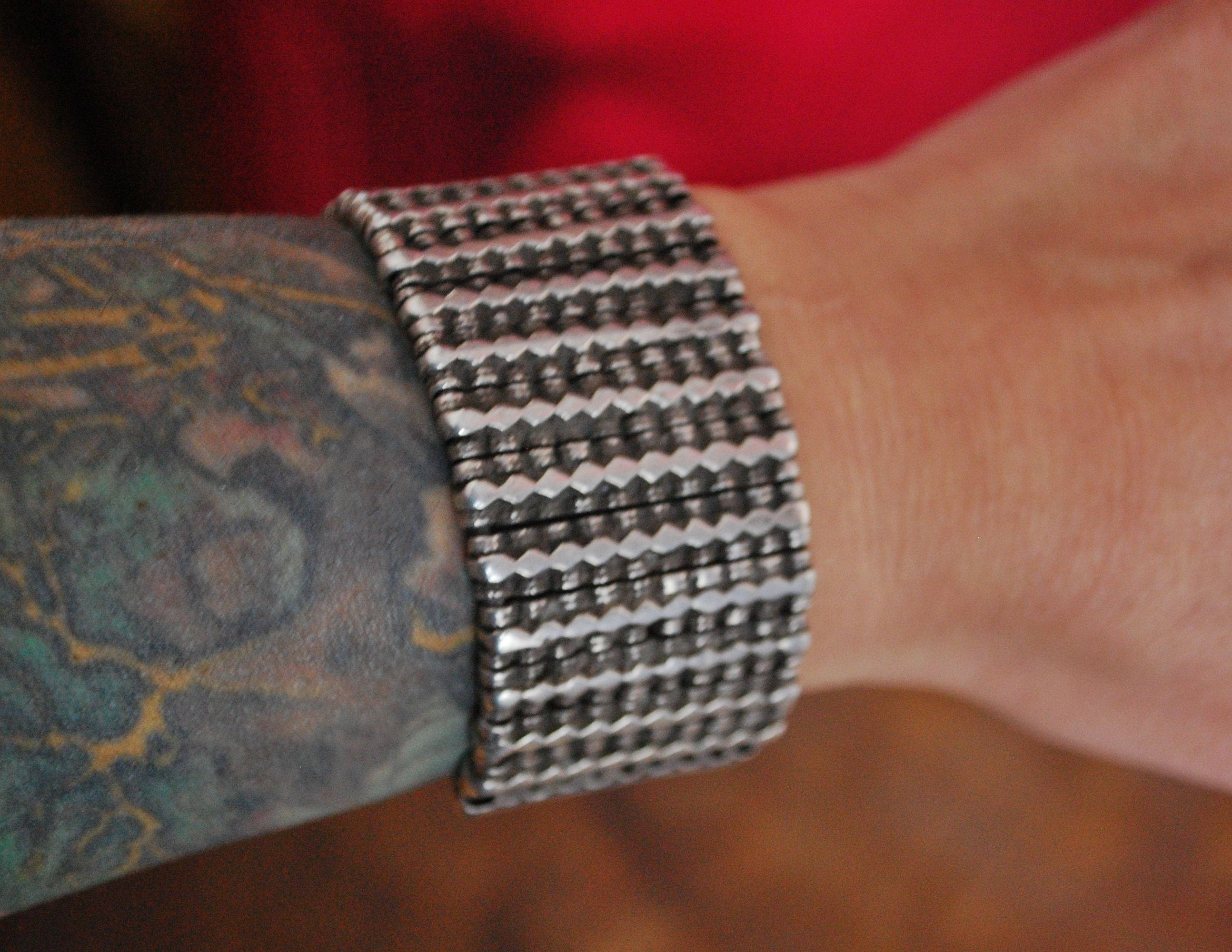 Rajasthani Silver Bracelet - Indian Ethnic Silver Bracelet - Rajasthani Bracelet - Rajasthani Jewelry - India Bracelet - Ethnic Bracelet