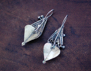Rajasthani Silver Earrings