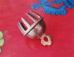 Antique Indian Brass Bell - Rustic Brass Bell for Home Decor