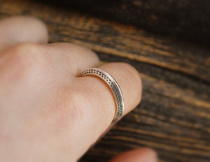 Tuareg Silver Ring - Size 6