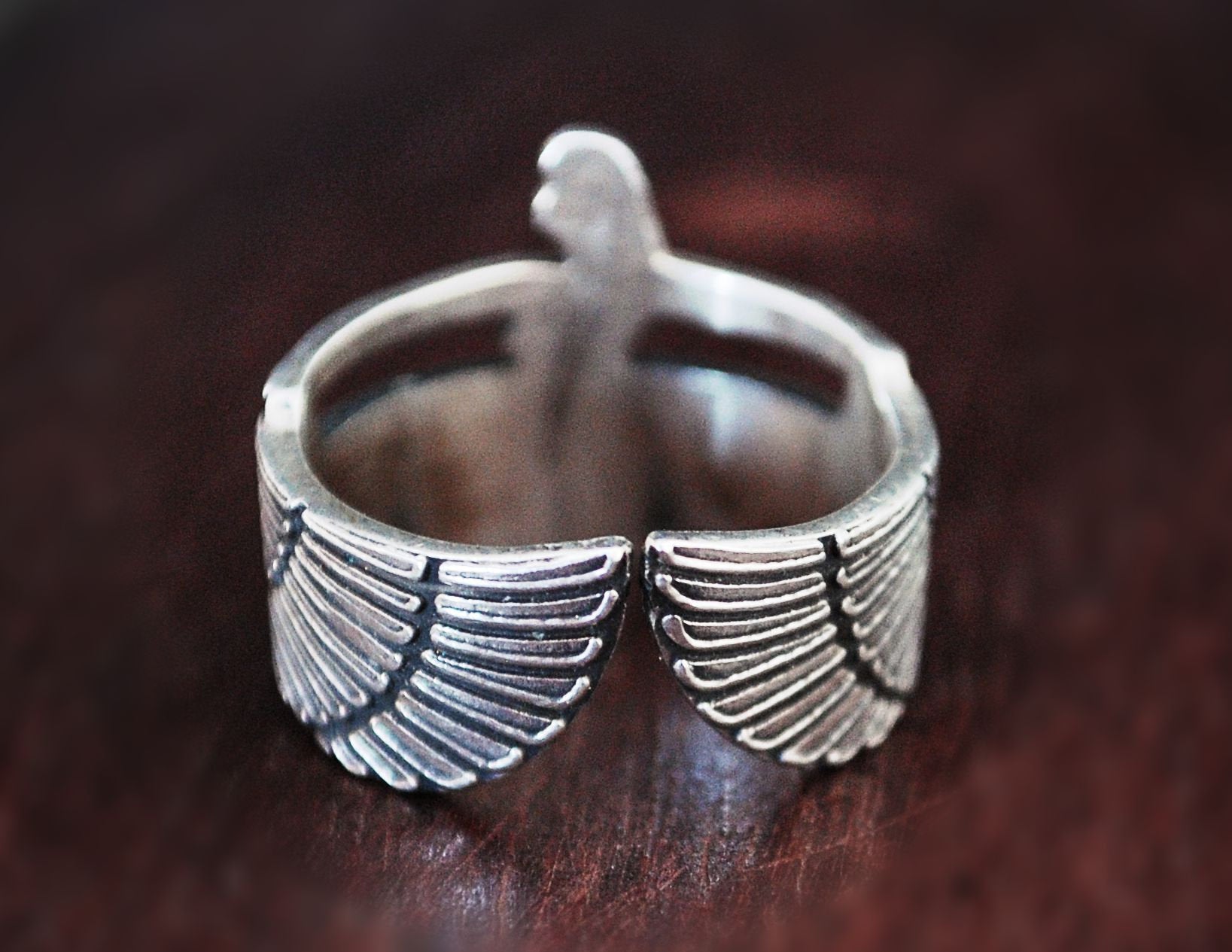 Egyptian Goddess Isis Ring - Size 7+ - Egypt Silver Ring - Goddess Isis - Egyptian Ring - Egyptian Jewelry