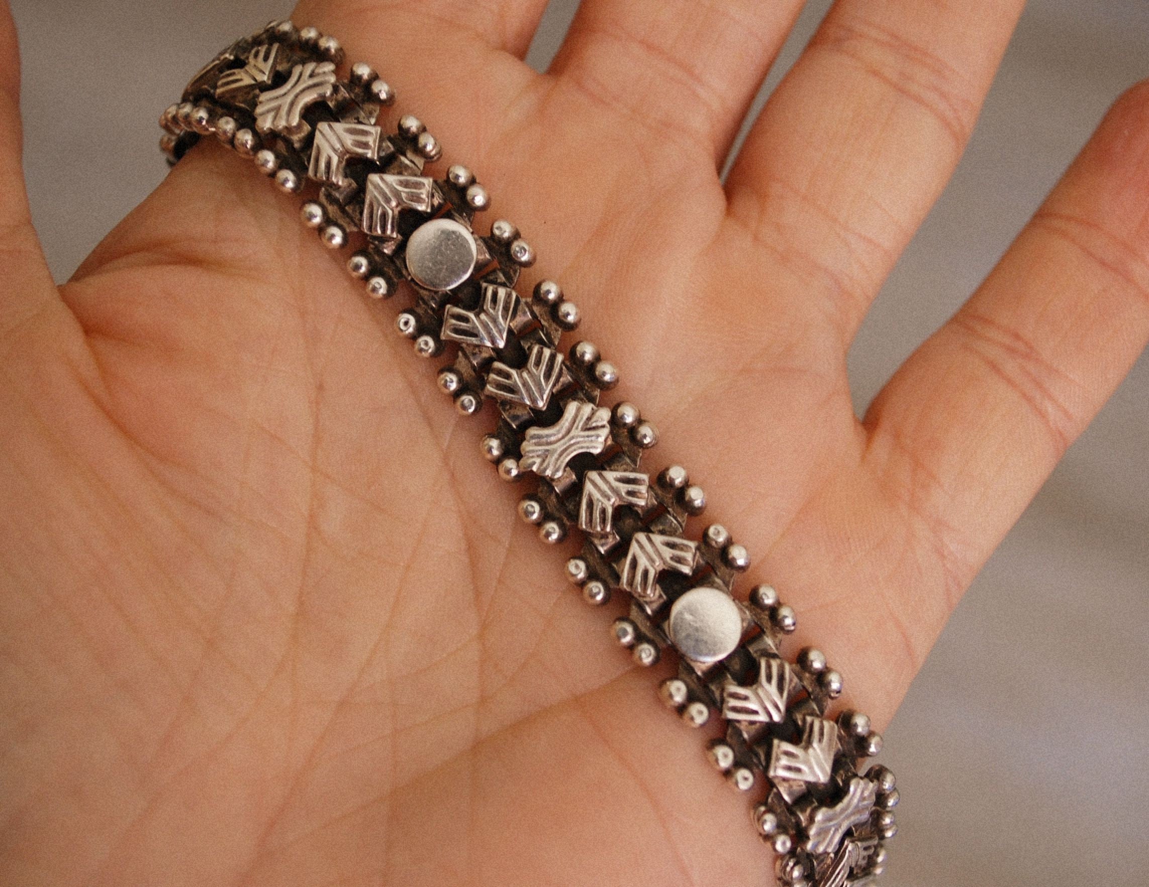 Rajasthani Silver Bracelet