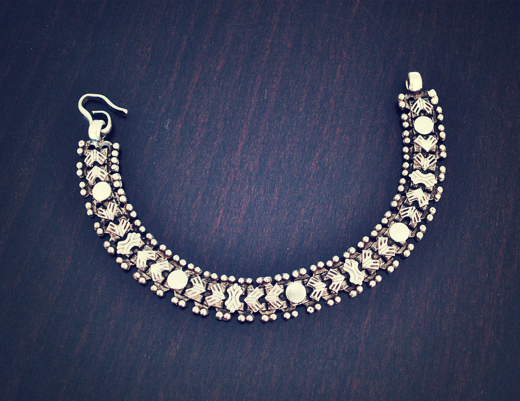 Rajasthani Silver Bracelet