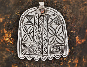 Moroccan Hamsa Pendant - Hand of Fatima Pendant Amulet