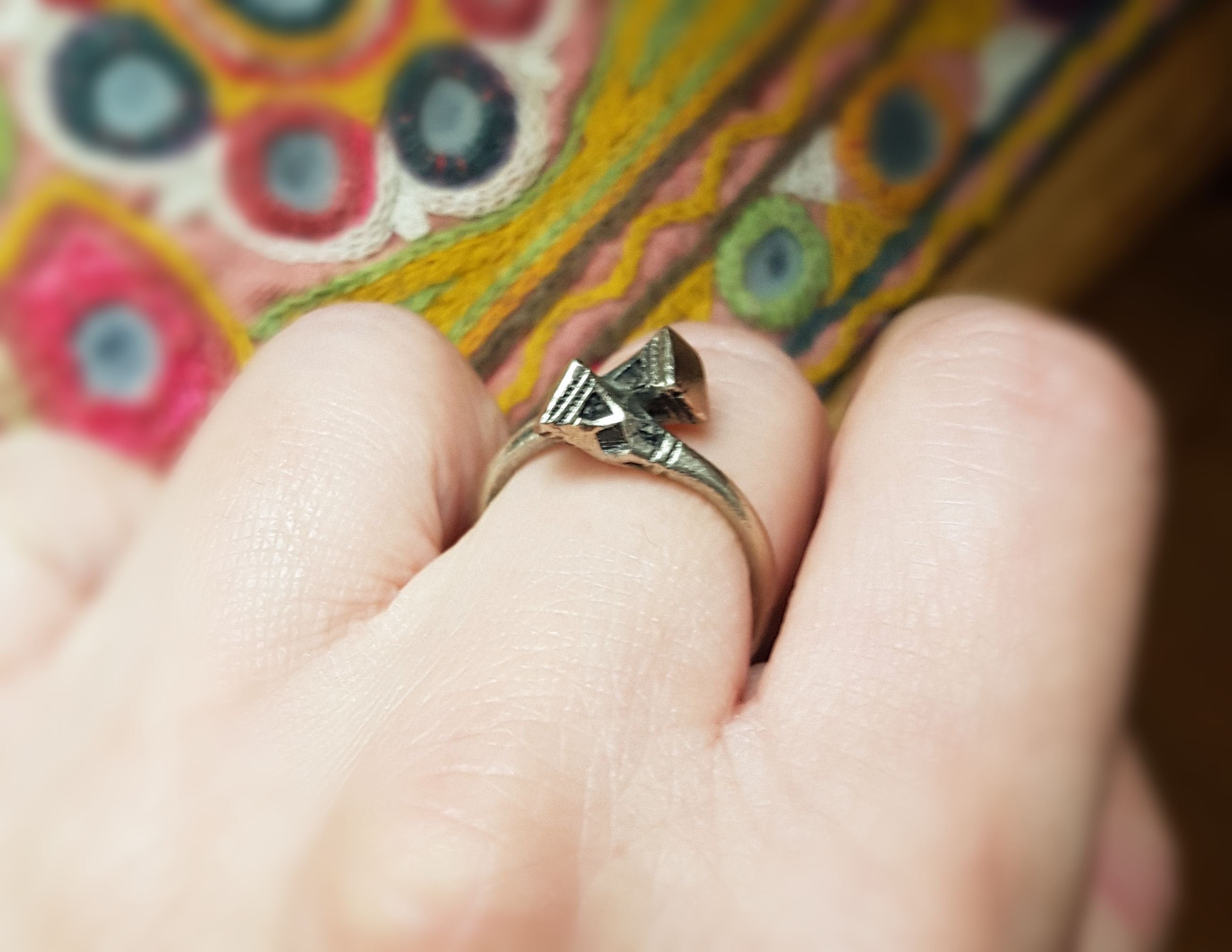 Tuareg Silver Ring - Tuareg Jewelry - Ethnic Ring