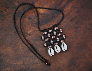 Wodaabe Leather Beaded Necklace