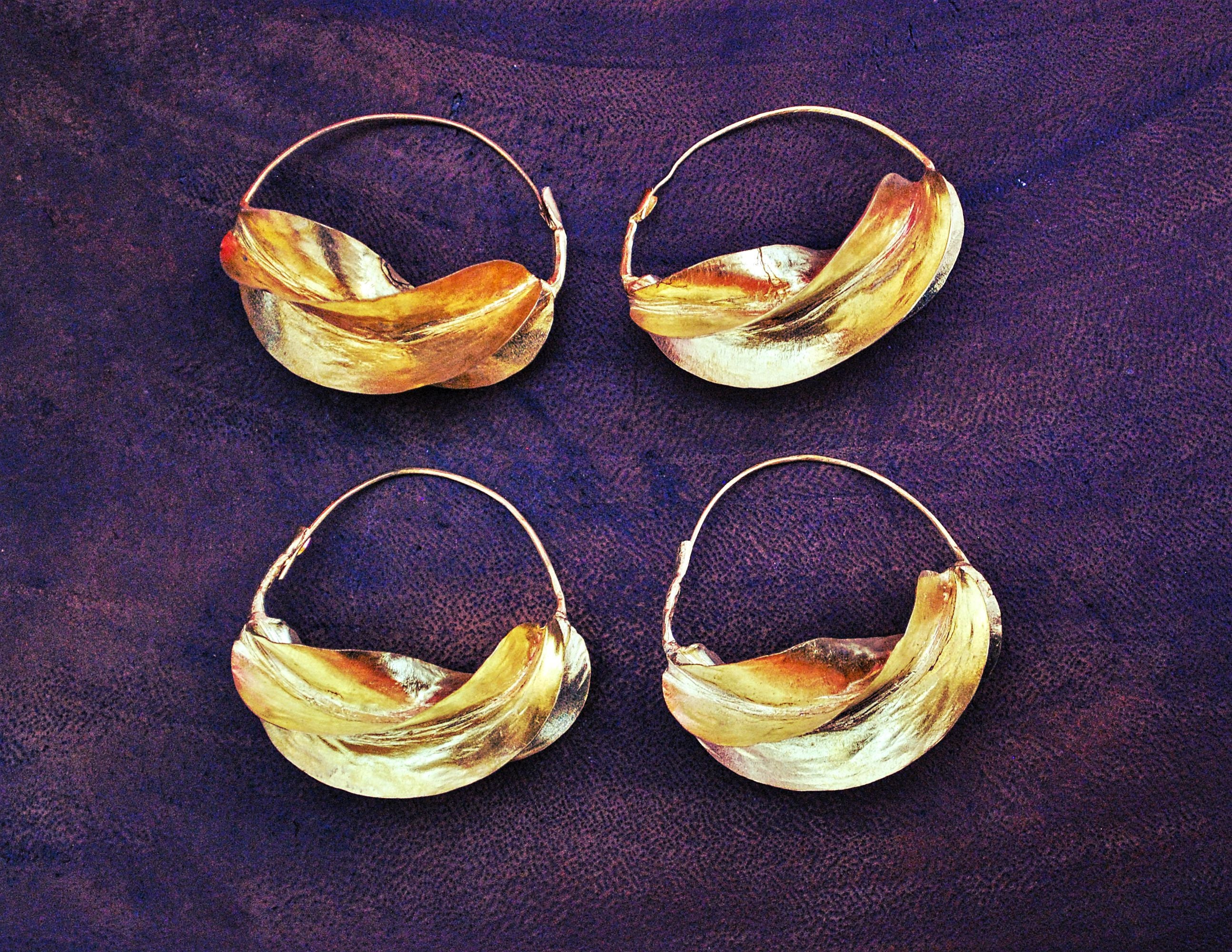 Tribal Fulani Hoop Earrings XL