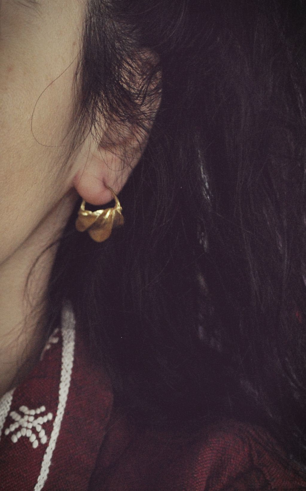 Tribal Fulani Hoop Earrings XS
