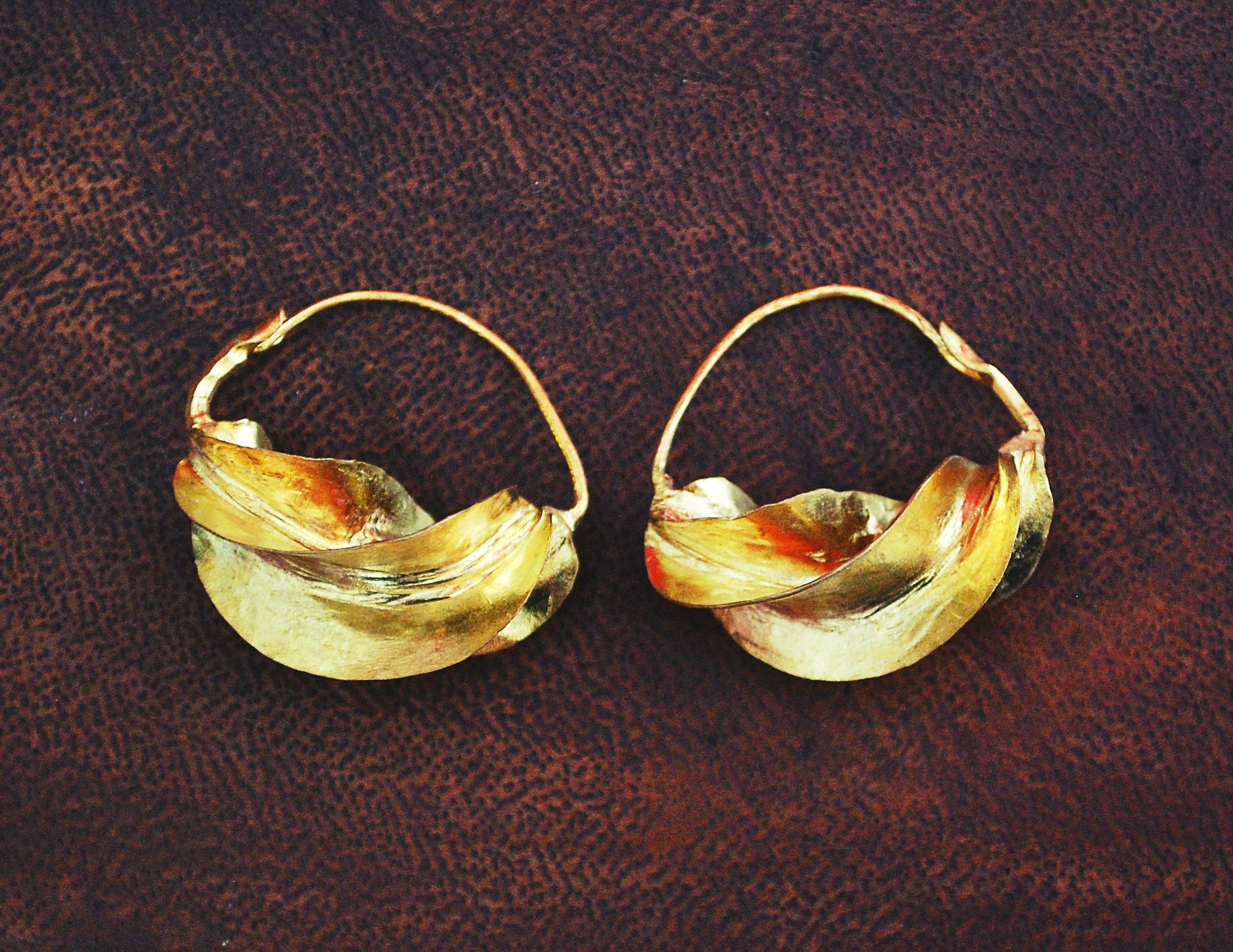 Tribal Fulani Hoop Earrings MEDIUM