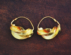Tribal Fulani Hoop Earrings MEDIUM