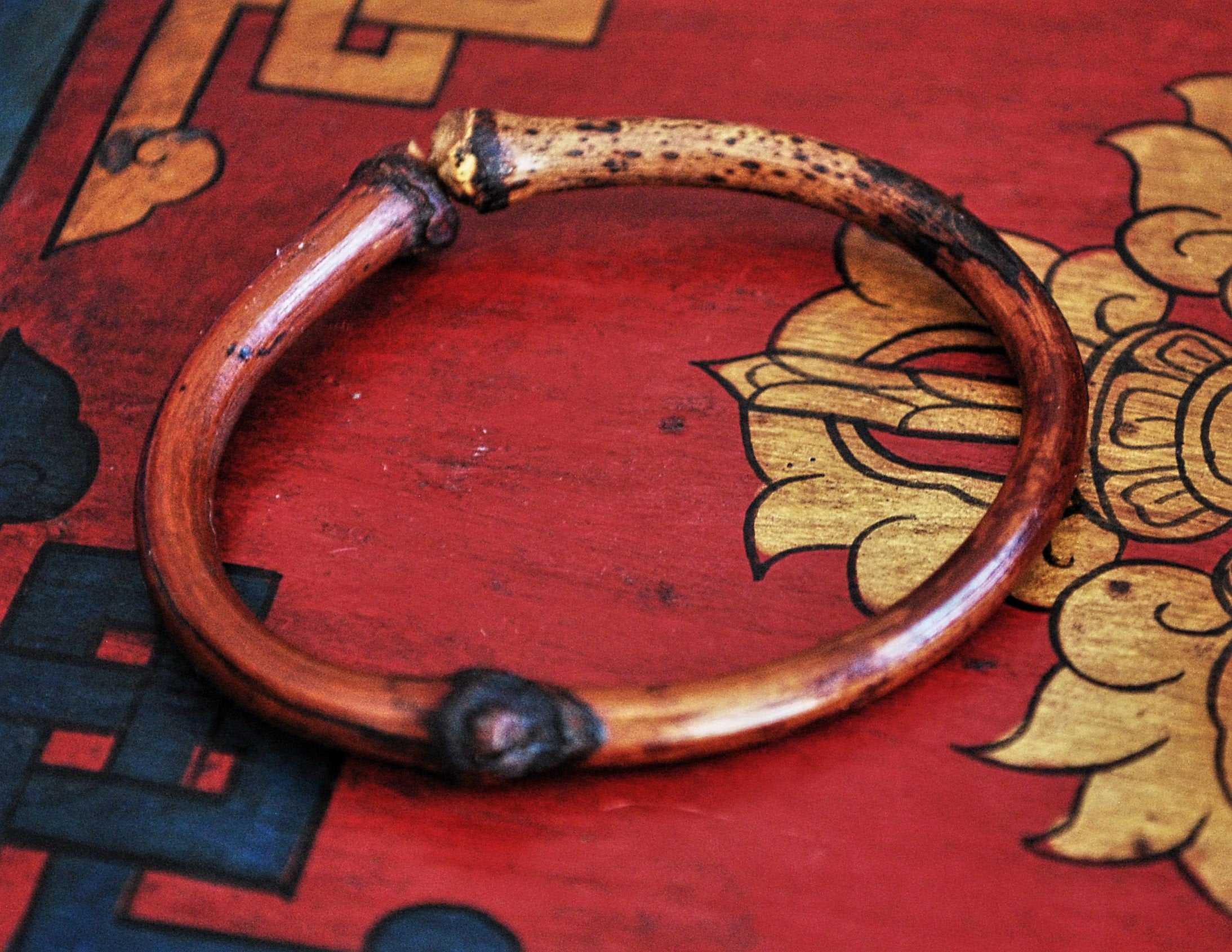 Authentic Tibetan Bamboo Bracelet from Tsari - Protective Talisman Bracelet - Tibetan Pilgrim Bamboo Bracelet - Well-Being Bracelet