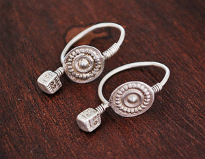 Tribal Indian Earrings from Gujarat - Rajasthani Earrings - Rajasthani Jewelry - Tribal Earrings - Gujarati Jewelry