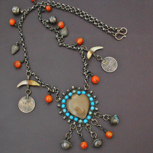 Rare Kurdish Pendant Coins Necklace